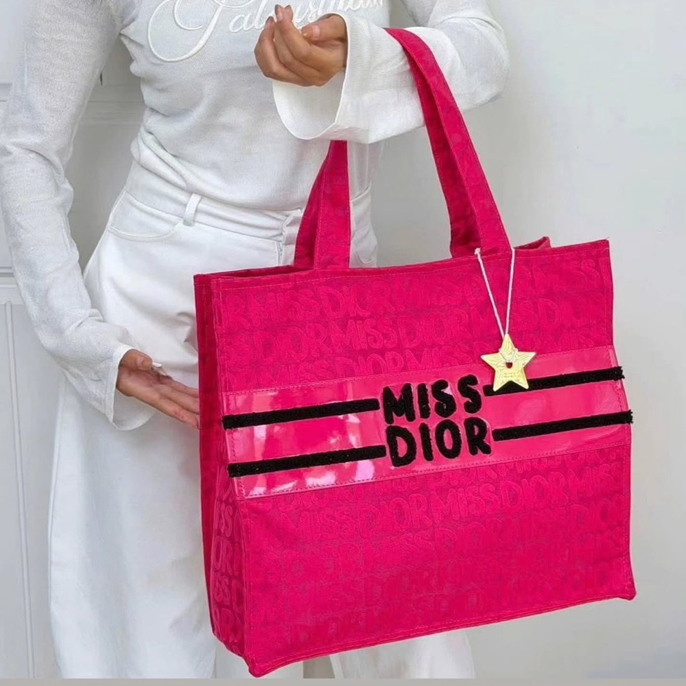 Miss Dior Pink Tote Bag
